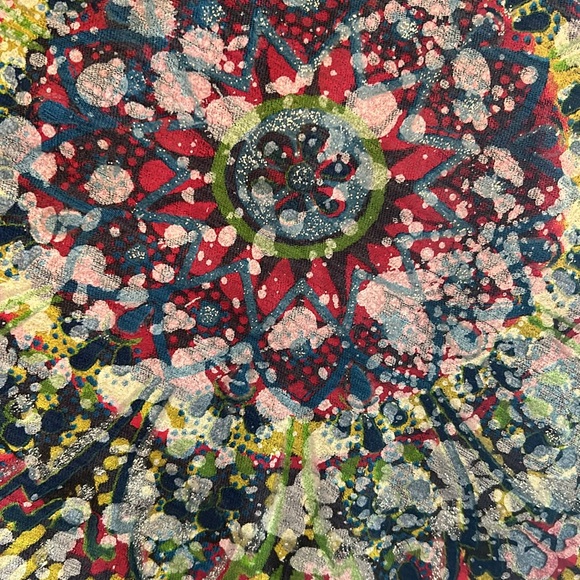 Sugar Tart Tie Dye V Neck Tee Shirt - Picture 4 of 8